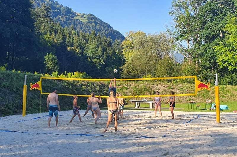 Beachvolleyballplatz am Seecamping Kleblach-Lind
